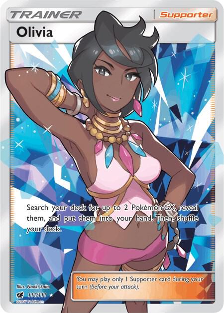 Olivia Full Art 111/111 (SM - Crimson Invasion)  - Holofoil | Good Games Adelaide SA
