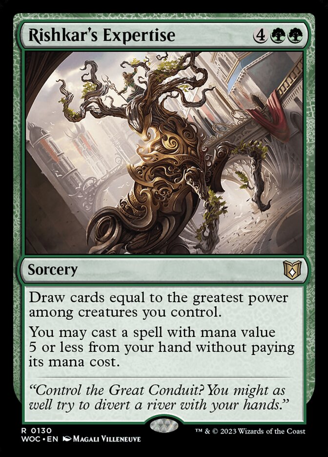 Rishkar's Expertise 130 (Commander: Wilds of Eldraine)  | Good Games Adelaide SA