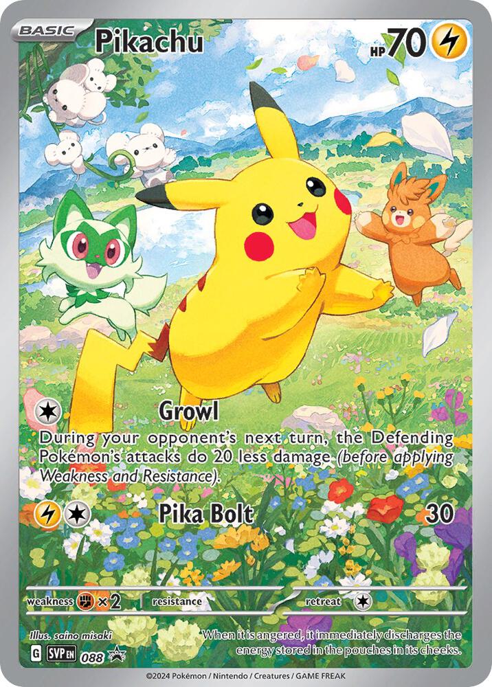Pikachu 088 (SV: Scarlet & Violet Promo Cards)  - Holofoil | Good Games Adelaide SA