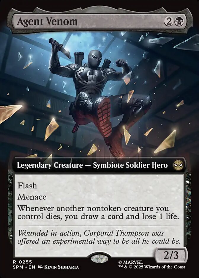 Agent Venom 255/198 (Marvel's Spider-Man)  - Extended Art Foil | Good Games Adelaide SA