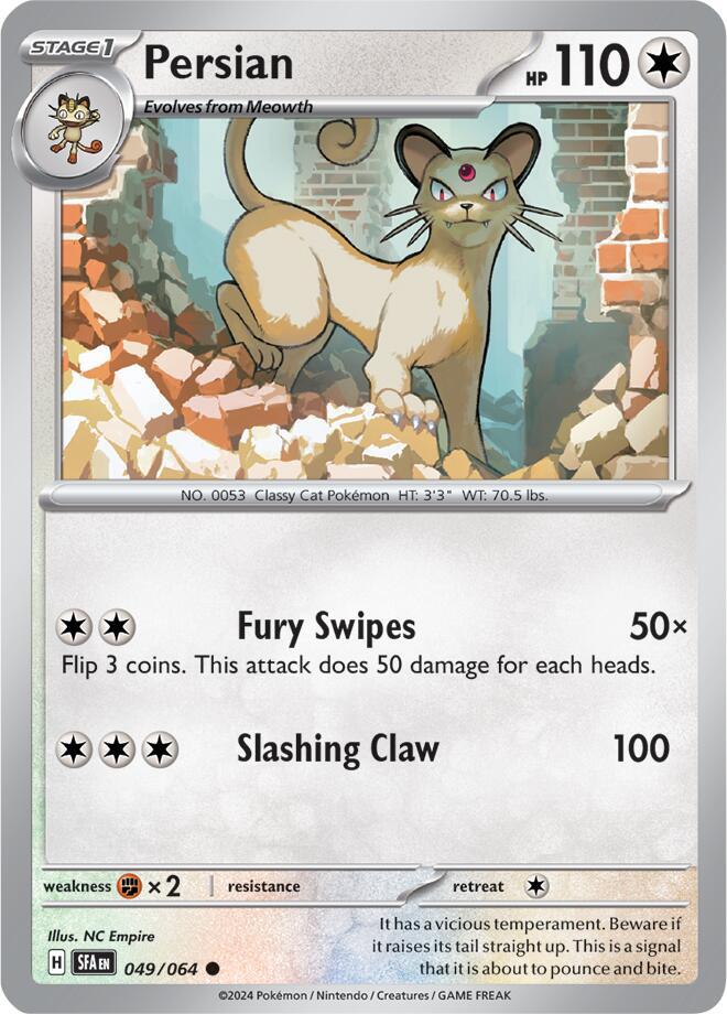 Persian 049/064 (SV: Shrouded Fable)  | Good Games Adelaide SA