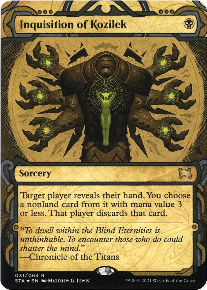 Inquisition of Kozilek Foil Etched 31 (Strixhaven: Mystical Archives)  - Foil | Good Games Adelaide SA