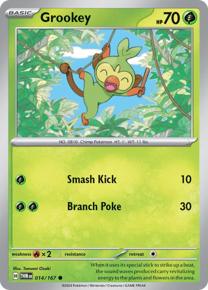 Grookey 014/167 (SV06: Twilight Masquerade)  | Good Games Adelaide SA