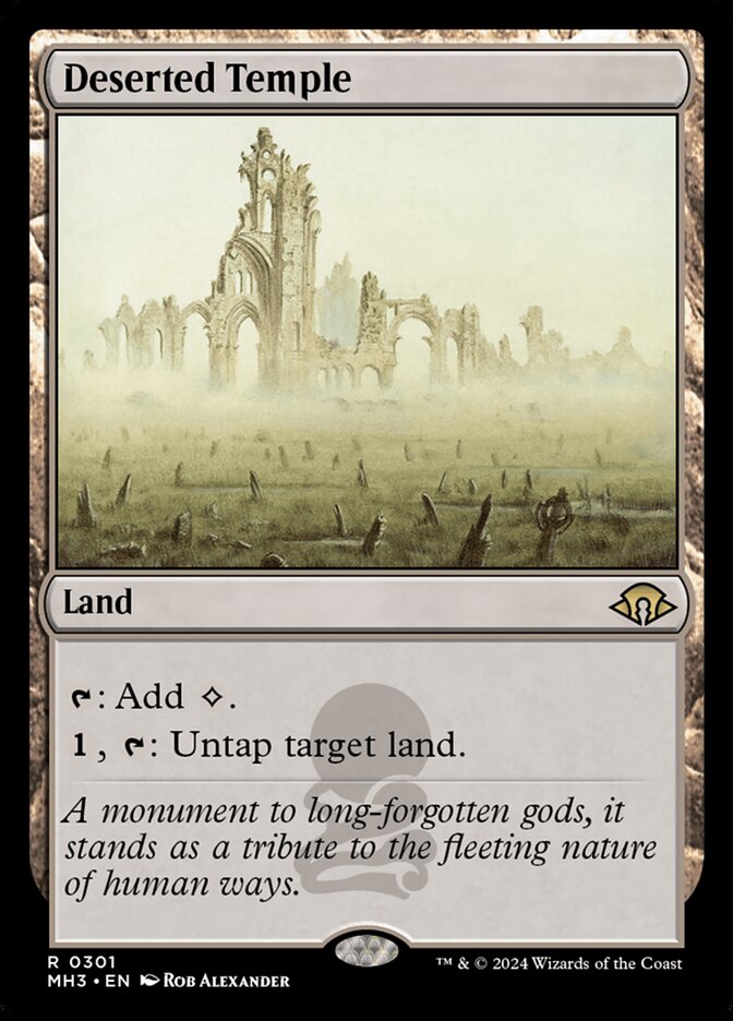 Deserted Temple 301 (Modern Horizons 3)  - Foil | Good Games Adelaide SA