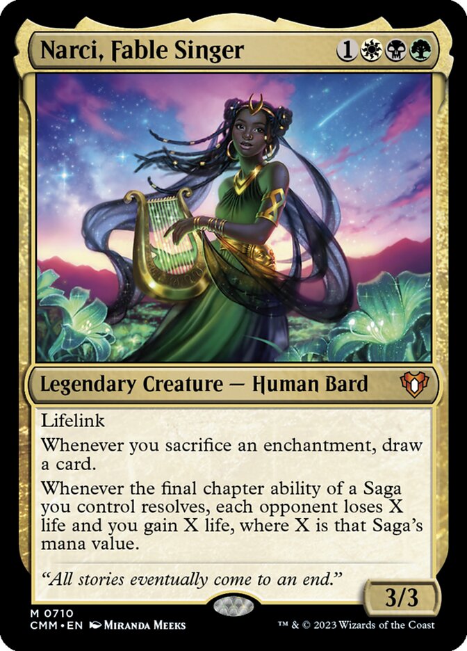 Narci, Fable Singer 710 (Commander Masters)  - Foil | Good Games Adelaide SA