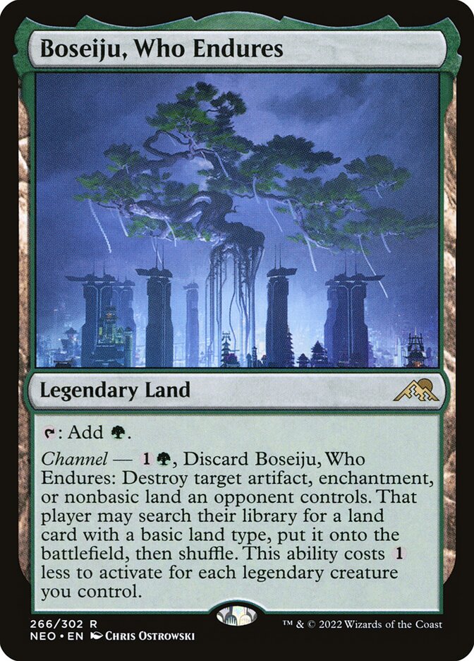 Boseiju, Who Endures 266 (Kamigawa: Neon Dynasty)  | Good Games Adelaide SA