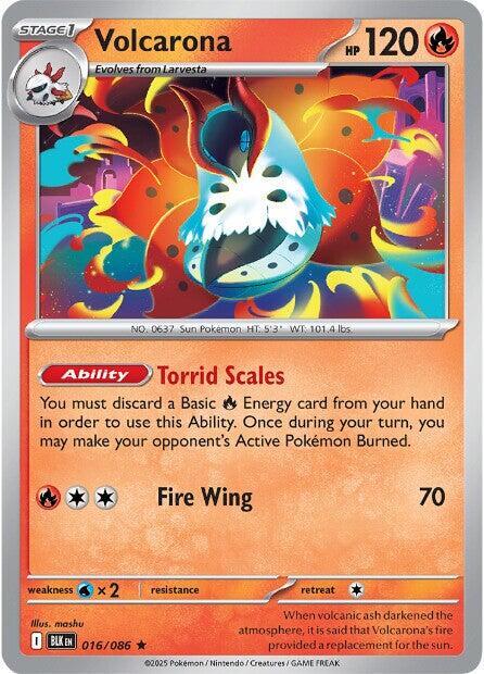 Volcarona 016/086 (SV: Black Bolt)  - Holofoil | Good Games Adelaide SA