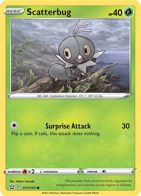 Scatterbug 011/163 (SWSH05: Battle Styles)  | Good Games Adelaide SA