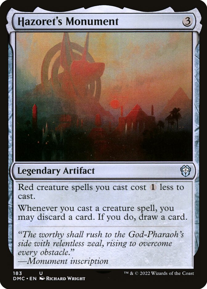 Hazorets Monument 183 (Commander: Dominaria United)  | Good Games Adelaide SA
