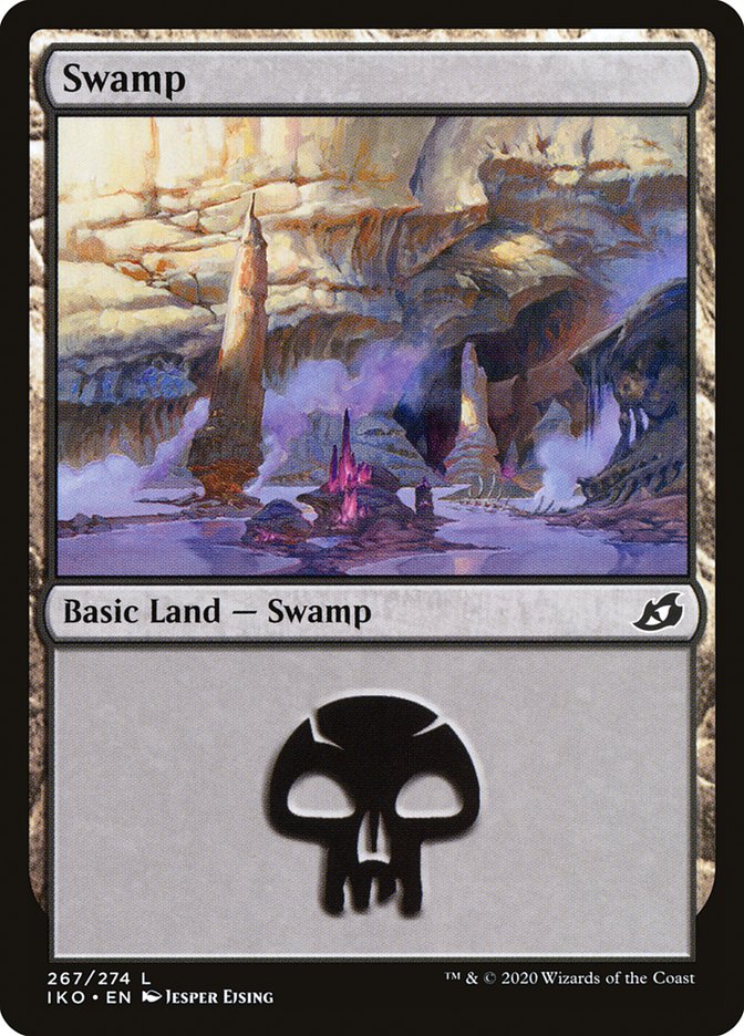 Swamp 267 (Ikoria: Lair of Behemoths)  - Foil | Good Games Adelaide SA