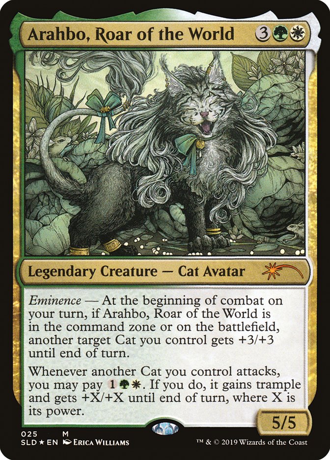 Arahbo, Roar of the World 25 (Secret Lair Drop Series)  - Foil | Good Games Adelaide SA