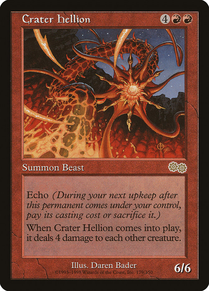 Crater Hellion 179 (Urza's Saga)  | Good Games Adelaide SA