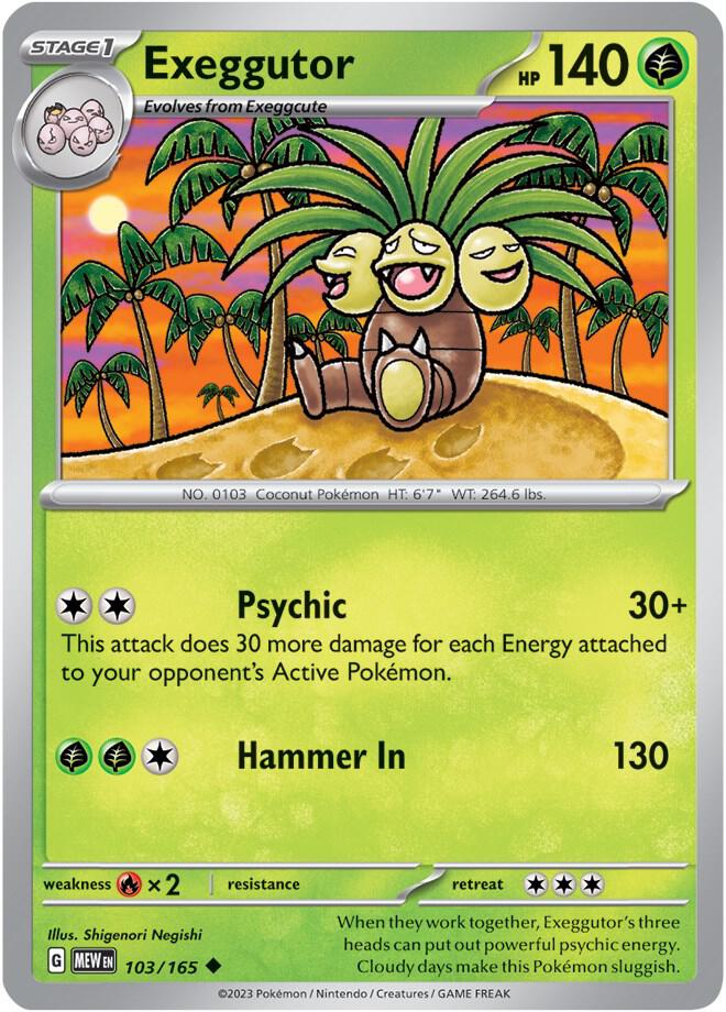 Exeggutor 103/165 (SV: Scarlet & Violet 151)  | Good Games Adelaide SA