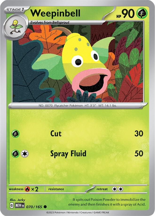 Weepinbell 070/165 (SV: Scarlet & Violet 151)  | Good Games Adelaide SA