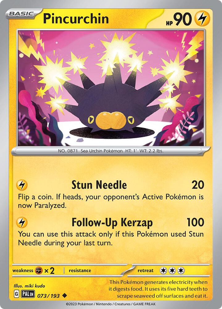 Pincurchin 073/193 (SV02: Paldea Evolved)  | Good Games Adelaide SA