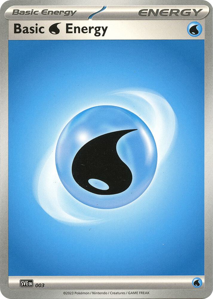 Basic Water Energy 003 (SVE: Scarlet & Violet Energies)  | Good Games Adelaide SA