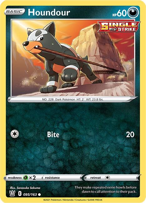 Houndour 095/163 (SWSH05: Battle Styles)  | Good Games Adelaide SA