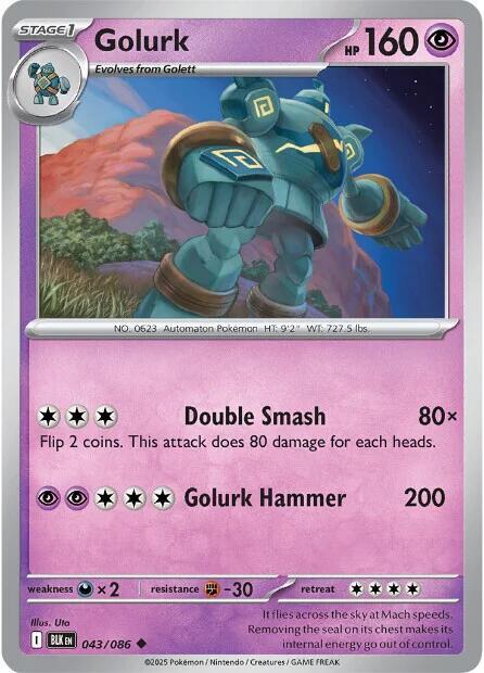 Golurk 043/086 (SV: Black Bolt)  | Good Games Adelaide SA