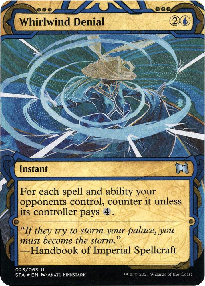 Whirlwind Denial Foil Etched 23 (Strixhaven: Mystical Archives)  - Foil | Good Games Adelaide SA