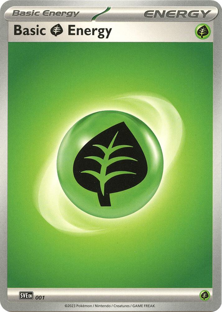 Basic Grass Energy 001 (SVE: Scarlet & Violet Energies)  | Good Games Adelaide SA