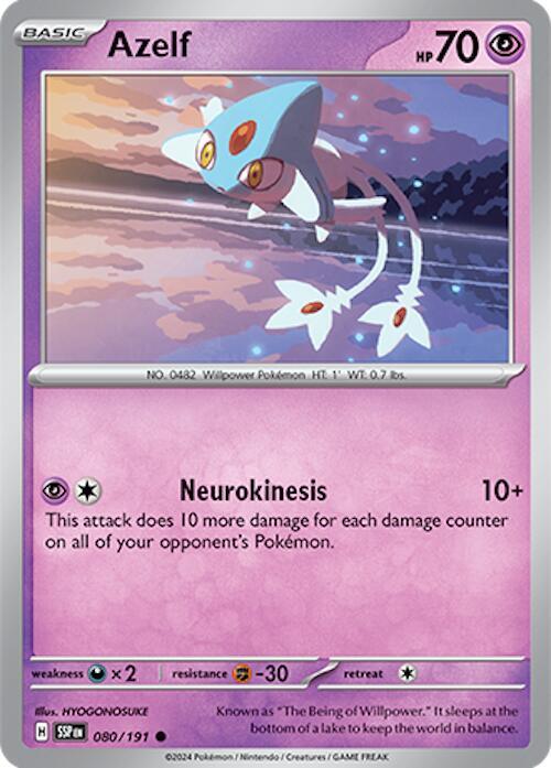 Azelf 080/191 (SV08: Surging Sparks)  | Good Games Adelaide SA