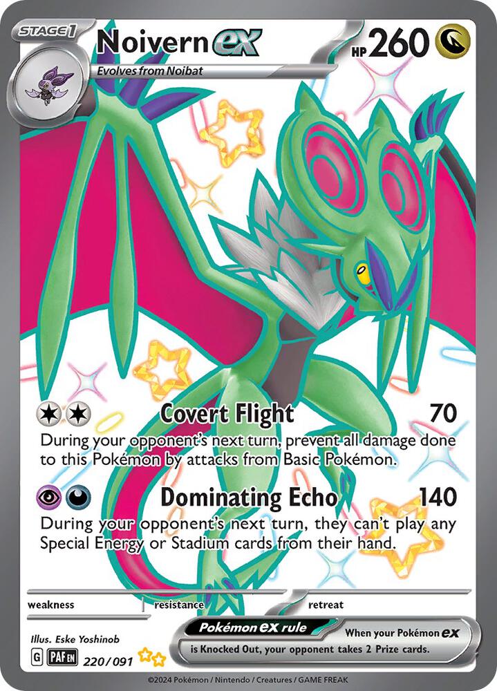 Noivern ex 220/091 (SV: Paldean Fates)  - Holofoil | Good Games Adelaide SA