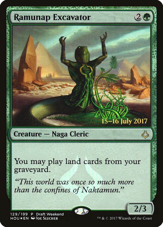 Ramunap Excavator Draft Weekend 129 (Launch Party & Release Event Promos)  - Foil | Good Games Adelaide SA