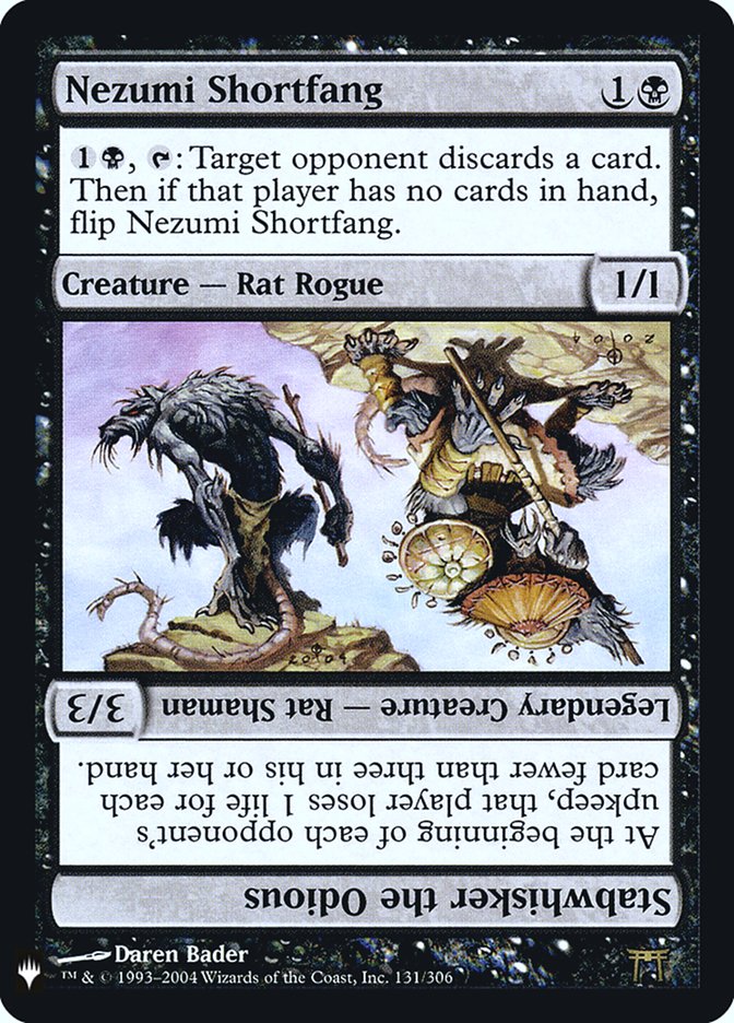 Nezumi Shortfang // Stabwhisker the Odious 131 (The List Reprints)  - Foil | Good Games Adelaide SA