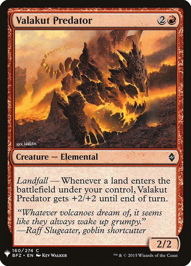 Valakut Predator 160 (The List Reprints)  | Good Games Adelaide SA