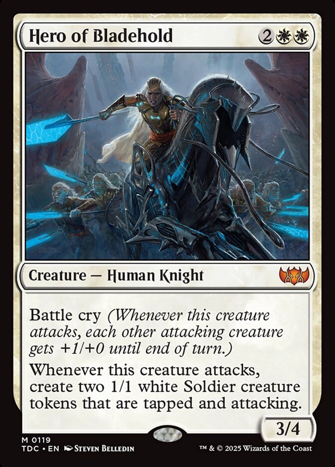Hero of Bladehold 119 (Commander: Tarkir: Dragonstorm)  | Good Games Adelaide SA