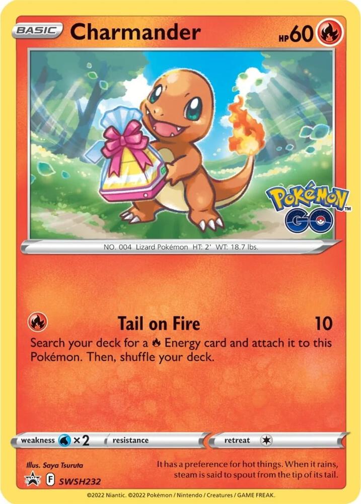 Charmander SWSH232 (SWSH: Sword & Shield Promo Cards)  - Holofoil | Good Games Adelaide SA