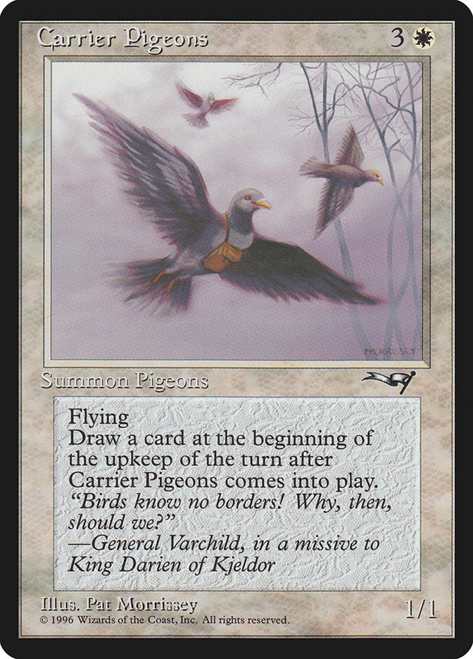 Carrier Pigeons 126 (Alliances)  | Good Games Adelaide SA
