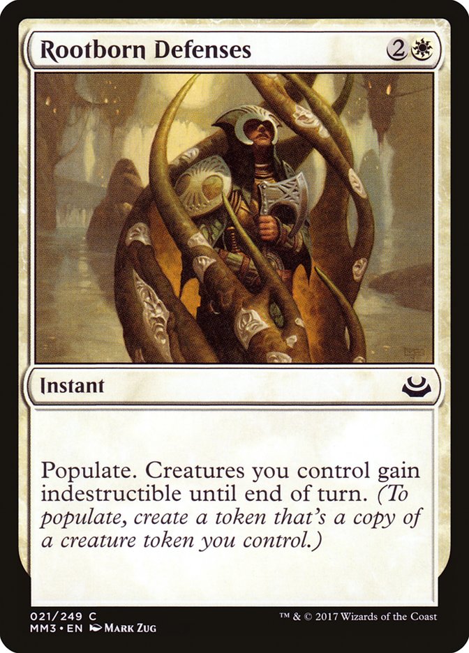 Rootborn Defenses 21 (Modern Masters 2017)  - Foil | Good Games Adelaide SA