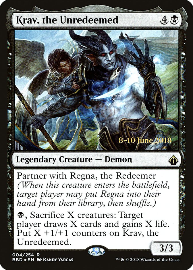 Krav, the Unredeemed 4 (Launch Party & Release Event Promos)  - Foil | Good Games Adelaide SA