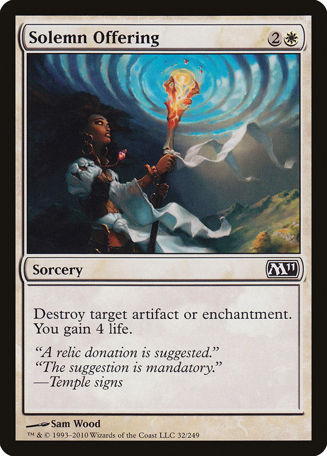 Solemn Offering 32 (Magic 2011 (M11))  | Good Games Adelaide SA
