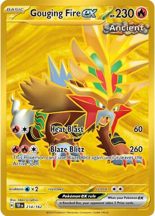 Gouging Fire ex 214/162 (SV05: Temporal Forces)  - Holofoil | Good Games Adelaide SA