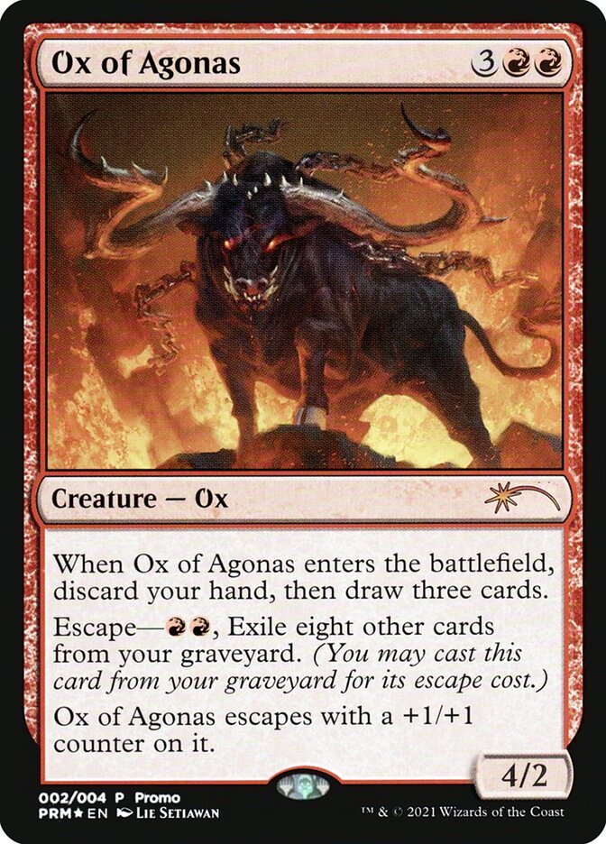 Ox of Agonas 2 (Unique and Miscellaneous Promos)  - Foil | Good Games Adelaide SA