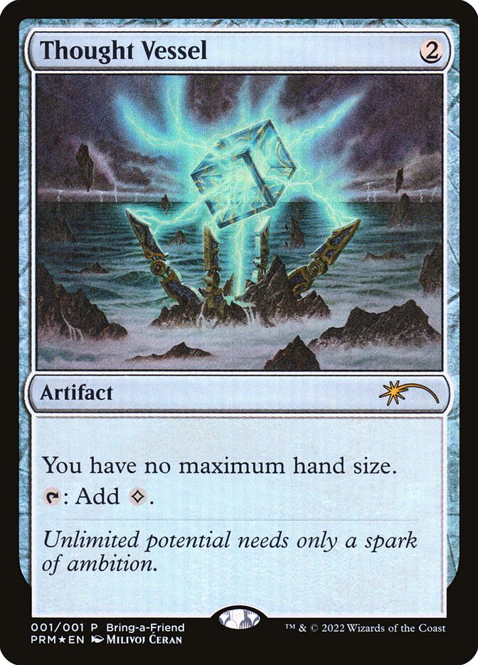 Thought Vessel Bring a Friend Promo 1 (Unique and Miscellaneous Promos)  - Foil | Good Games Adelaide SA