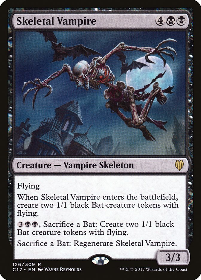 Skeletal Vampire 126 (Commander 2017)  | Good Games Adelaide SA