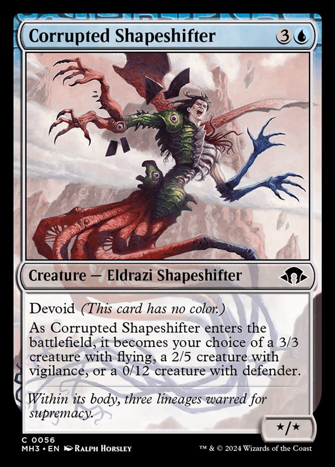 Corrupted Shapeshifter 56 (Modern Horizons 3)  - Foil | Good Games Adelaide SA