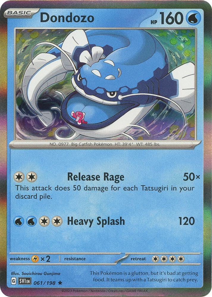 Dondozo 061/198 (SV01: Scarlet & Violet Base Set)  - Holofoil | Good Games Adelaide SA