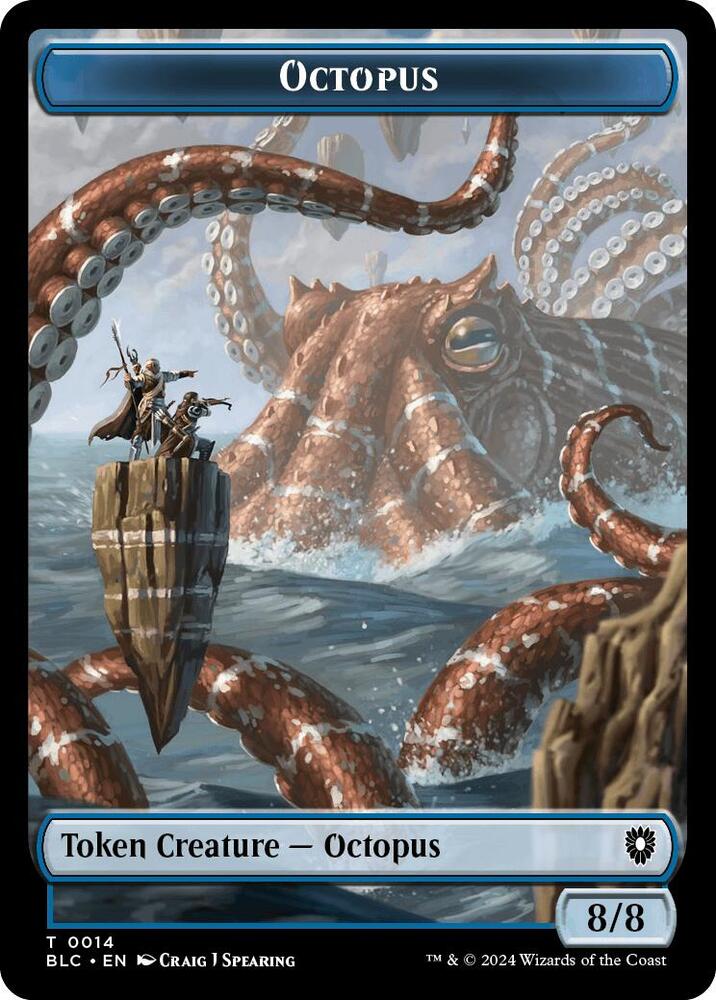 Octopus Rabbit Double Sided Token 14 // 3 (Commander: Bloomburrow)  | Good Games Adelaide SA