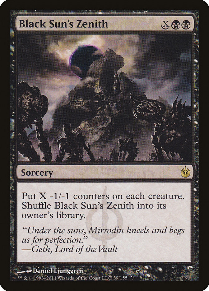 Black Sun's Zenith 39 (Mirrodin Besieged)  - Foil | Good Games Adelaide SA