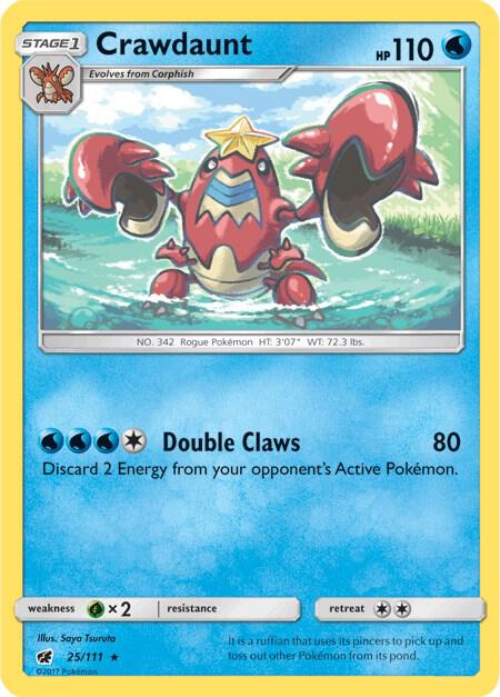 Crawdaunt 25/111 (SM - Crimson Invasion)  | Good Games Adelaide SA
