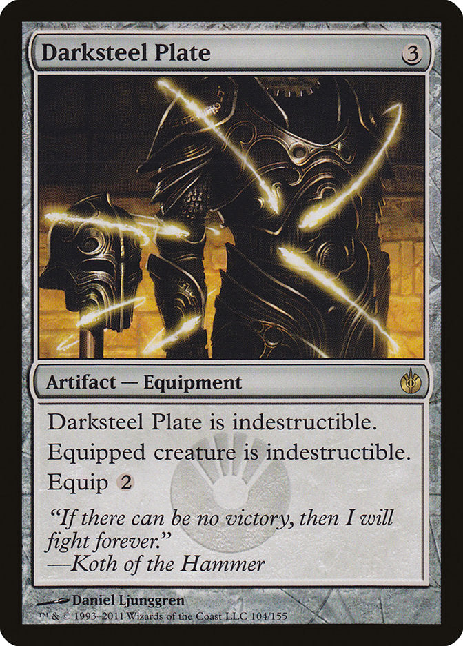 Darksteel Plate 104 (Mirrodin Besieged)  - Foil | Good Games Adelaide SA