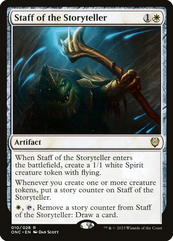 Staff of the Storyteller 10 (Commander: Phyrexia: All Will Be One)  | Good Games Adelaide SA