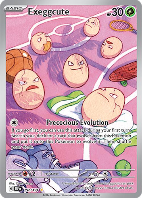 Exeggcute 192/191 (SV08: Surging Sparks)  - Holofoil | Good Games Adelaide SA