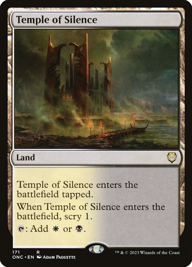 Temple of Silence 171 (Commander: Phyrexia: All Will Be One)  | Good Games Adelaide SA