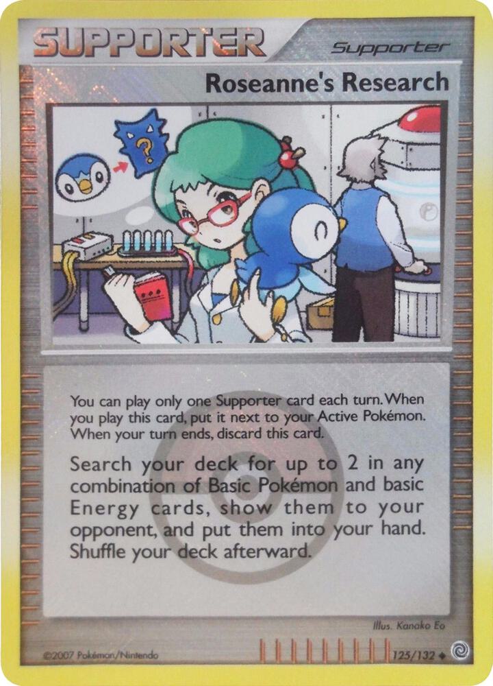 Roseannes Research 125 132 League Promo 125/132 (League & Championship Cards)  - Reverse Holofoil | Good Games Adelaide SA