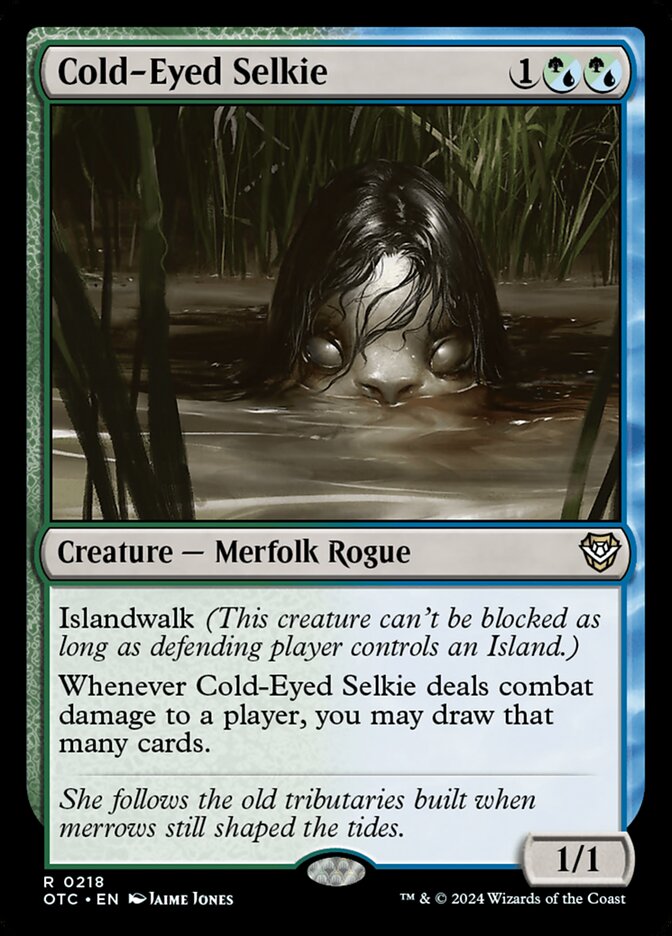 Cold-Eyed Selkie 218 (Commander: Outlaws of Thunder Junction)  | Good Games Adelaide SA